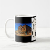 ルート66の写真のマグ コーヒーマグカップ (左)