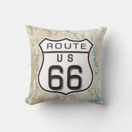ルート66の写真をピローに追加 クッション