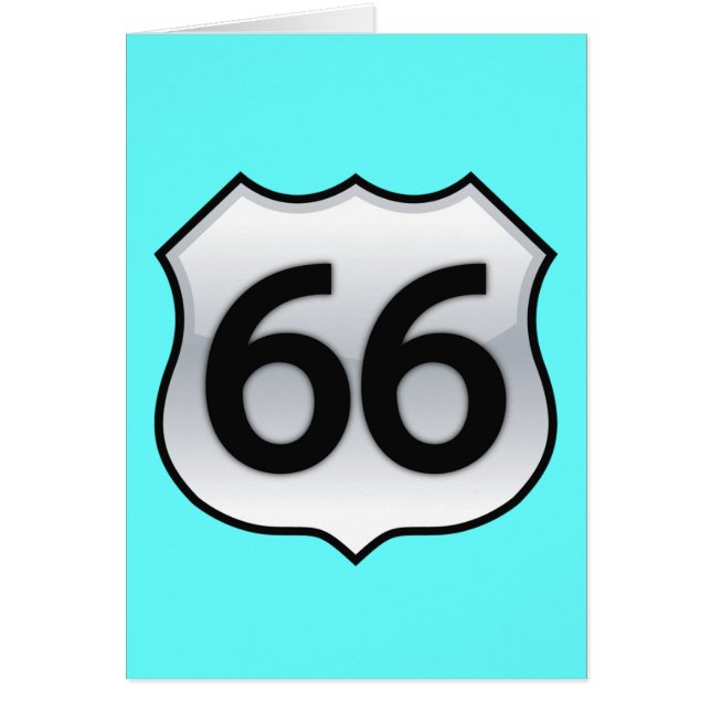 ルート66の印 (正面)