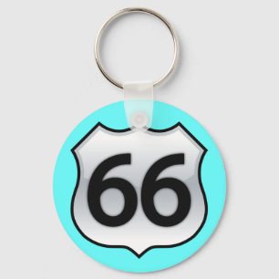 ルート66の印 キーホルダー
