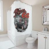 ルート66の場所 シャワーカーテン (インサイチュ)