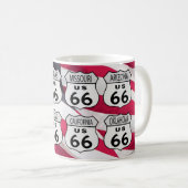 ルート66の州 コーヒーマグカップ (正面右)