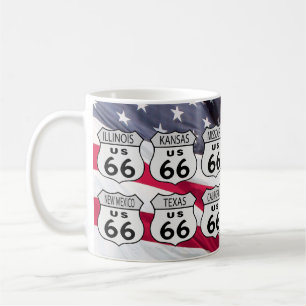 ルート66の州 コーヒーマグカップ