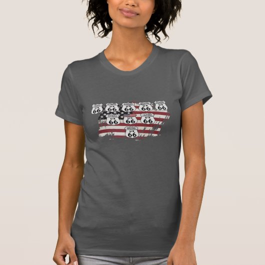 ルート66の州 Tシャツ (正面)