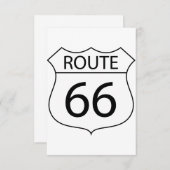 ルート66の招待状 招待状 (正面/裏面)