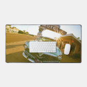 ルート66の有名なブルースワローモーテル デスクマット (キーボード&マウス)