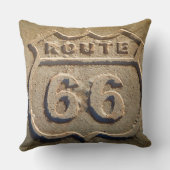 ルート66の歴史的な印、アリゾナ クッション (裏面)
