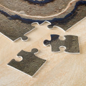 ルート66の歴史的な印、アリゾナ ジグソーパズル (側面)