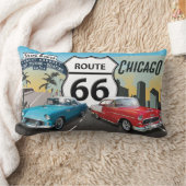 ルート66の母道 ランバークッション (ブランケット)
