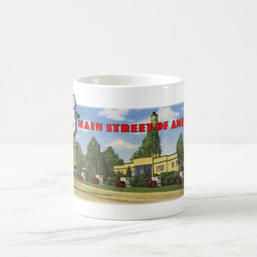 ルート66の珊瑚裁判所のコーヒー・マグ コーヒーマグカップ (中央)