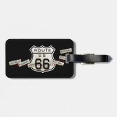 ルート66の荷物のラベル ラゲッジタグ (裏面横)