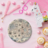 ルート66の道路図 ペーパープレート (パーティー)