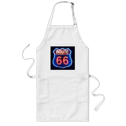 ルート66の長いエプロン ロングエプロン (正面)