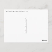 ルート66の青い穴 ポストカード (裏面)