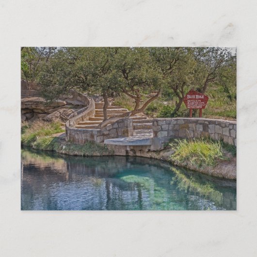 ルート66の青い穴 ポストカード (正面)
