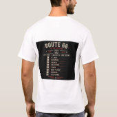 ルート66の100周年を祝おう Tシャツ (裏面)