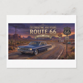 ルート66の100年史 シーズンポストカード