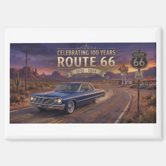 ルート66の100年史 マグネット