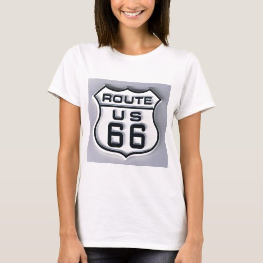 ルート66の3Dに見ること Tシャツ (正面)