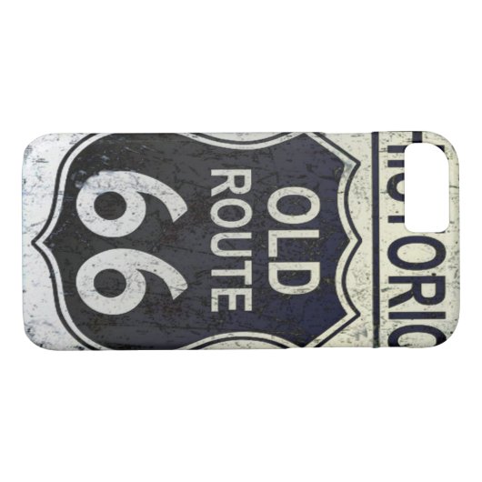 ルート66のIphoneの歴史的なやっとそこに場合 Case-Mate iPhoneケース (裏面(横))