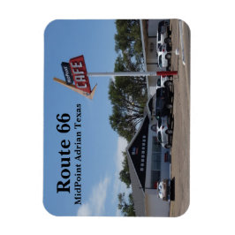 ルート66アメリカのメインセントエイドリアンテキサス州ミッドポイント マグネット