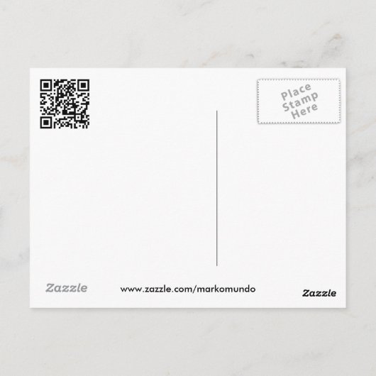 ルート66アメリカのメイン通りヴィンテージ ポストカード (裏面)