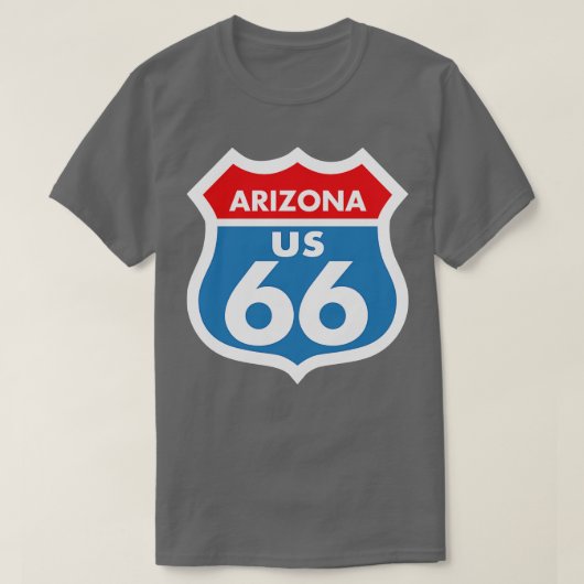 ルート66アリゾナ Tシャツ (デザイン正面)