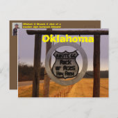 ルート66オクラホマポストカード ポストカード (正面/裏面)