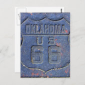 ルート66オクラホマ ポストカード (正面/裏面)