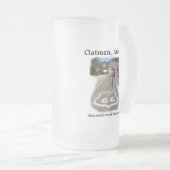 ルート66オットマンアリゾナ・バロス通り フロストグラスビールジョッキ (正面右)