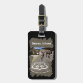 ルート66オットマンAZバロスオン通りラゲージタグ ラゲッジタグ (正面縦)