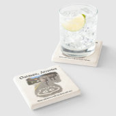 ルート66オートマンアリゾナバロスオンザ通り ストーンコースター (横)