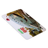 ルート66カタオサブルーホエールクリスマスサンタハット マグネット (右側)