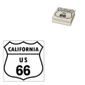 ルート66カリフォルニア ラバースタンプ (押印)