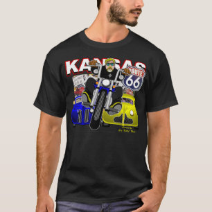 ルート66カンザス Tシャツ