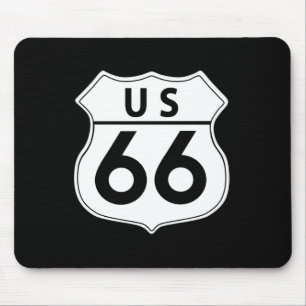 ルート66クラシック道路標識マウスパッド マウスパッド