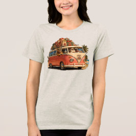 ルート66サンタキャンパークリスマスロードトリップ トライブレンドTシャツ