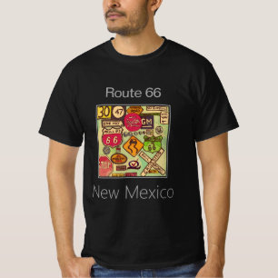 ルート66シンボルや象徴、ニューメキシコ Tシャツ