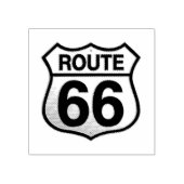 ルート66スタンプ ラバースタンプ (インプリント)