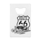 ルート66ステンレス鋼ボトルオープナー クレジットカード栓抜き (裏面)