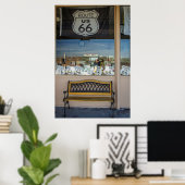 ルート66ストアフロント ポスター (ホームオフィス)