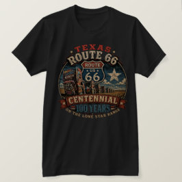 ルート66テキサス100周年記念アパレル Tシャツ