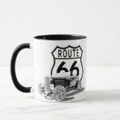 ルート66デザイン コーヒーマグ マグカップ (左)