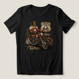 ルート66ナッツクラッカー クリスマス バイカー伝説 トライブレンドTシャツ