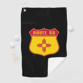 ルート66ニューメキシコ ゴルフタオル (インサイチュ)