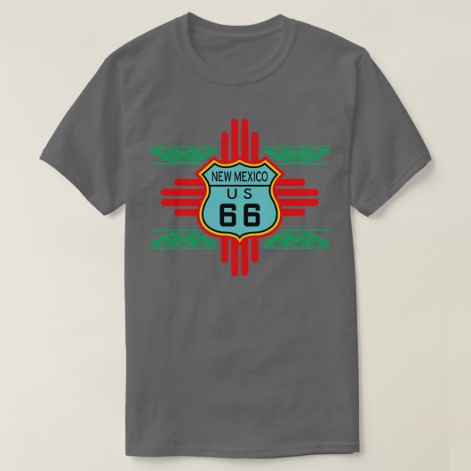 ルート66ニューメキシコ Tシャツ (デザイン正面)