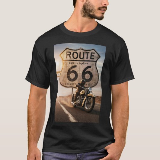 ルート66ノスタルジア Tシャツ (正面)