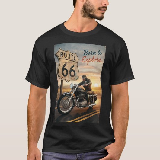 ルート66ノスタルジア Tシャツ (正面)