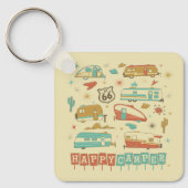 ルート66ハッピーキャンパー キーホルダー (正面)