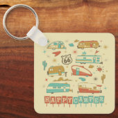 ルート66ハッピーキャンパー キーホルダー (正面)
